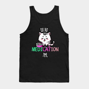 Funny Medication, Funny Cat Medication Tank Top